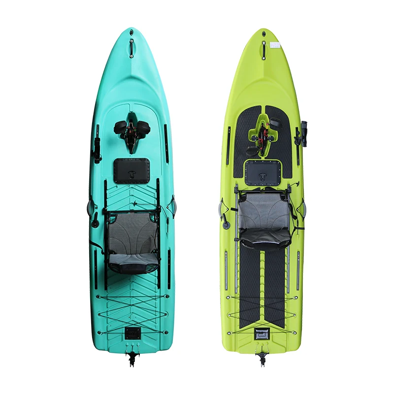 حار بيع Rotomolded شخص واحد كاياك البحر مع PE لصيد الأسماك والتخييم في نهر ليكر كاياك #4