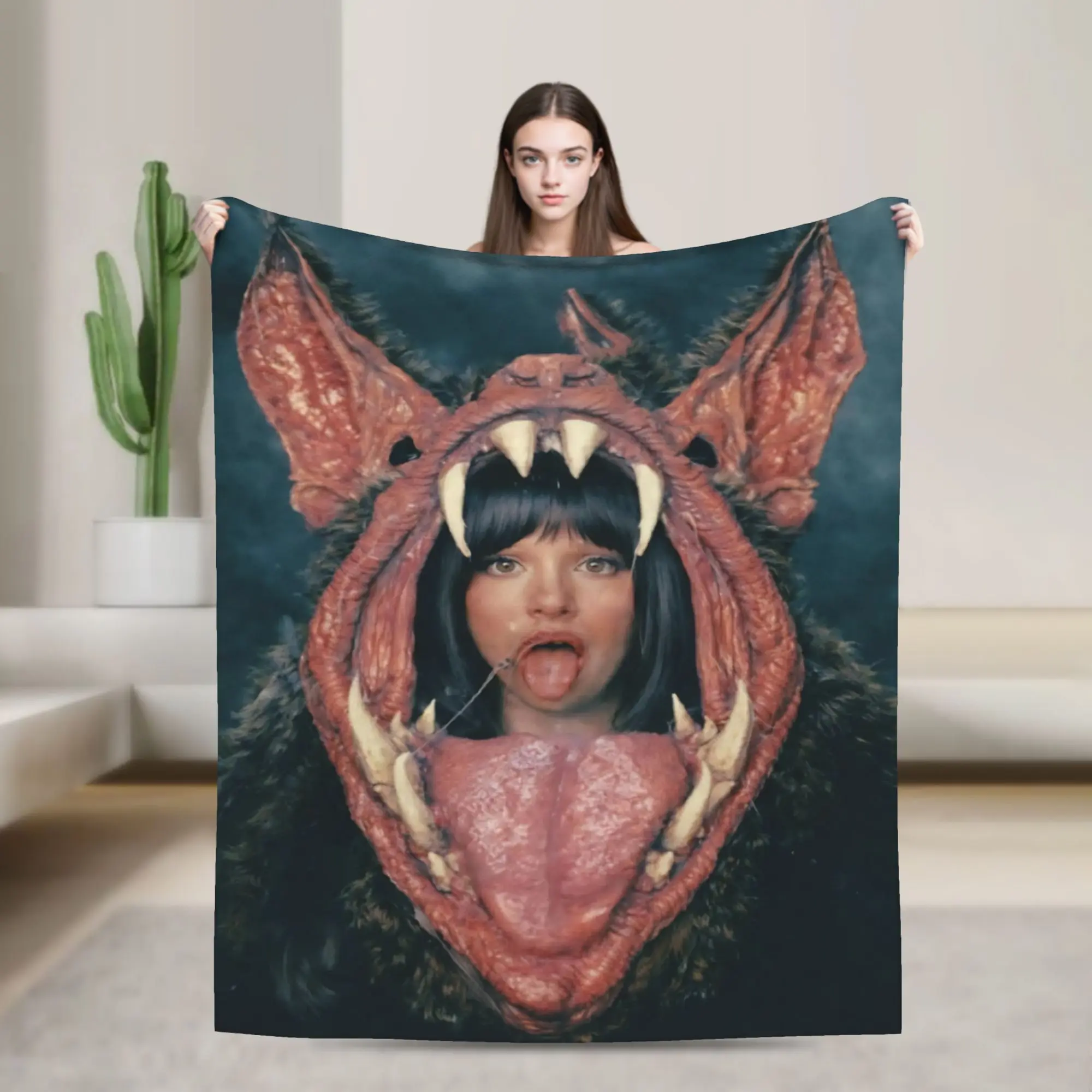 HADES SACRIFICE Melanies Martinez Accessories Blankets Lightweight Thin Flannel  Throw Blankets Cozy Bedspread