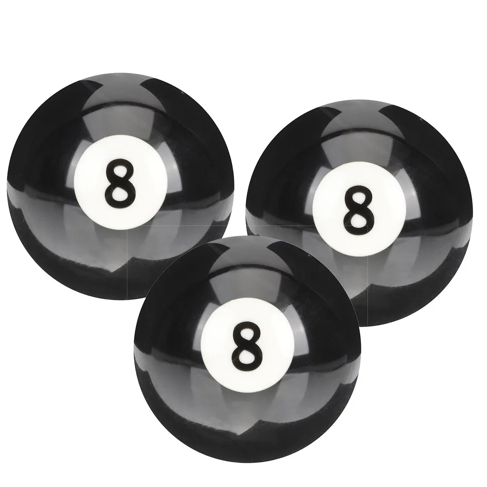 3pcs Precision-Calibrated Resin Billiard Balls Set for Pool Training – Wear-Resistant, Smooth Polished, Balanced