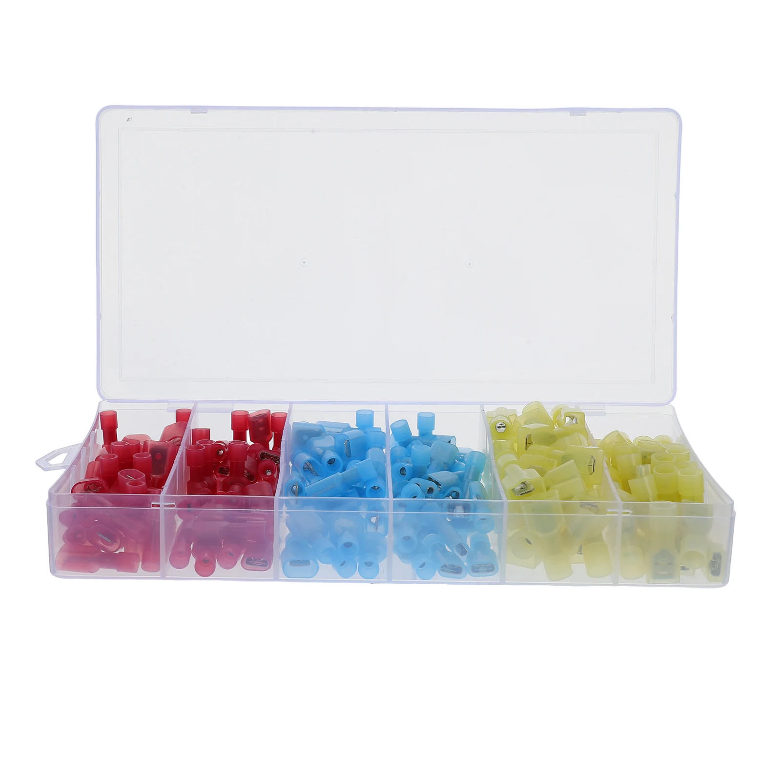 

180pcs Insulated Butt Connectors High Temperature Car Electrical Wiring Quick Terminals Female Nylon Wire Kit Low