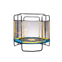 Trampolín redondo de Interior para niños, cama hinchable pequeña para niños, cama hinchable de juguete, rebotador para bebés