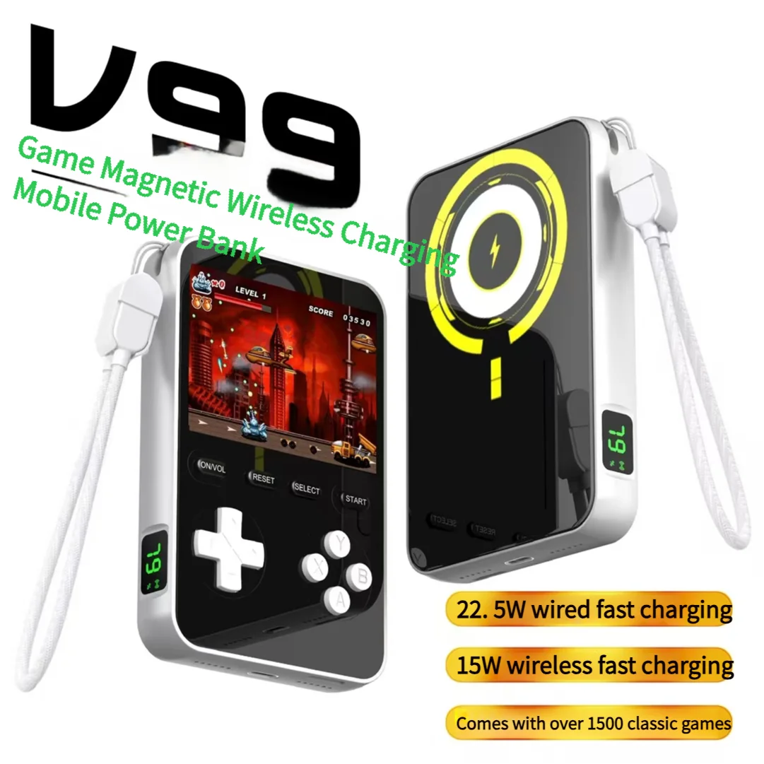 New 5000mah Magnetic Wireless  - Gaming Console Power Bank recension och pris