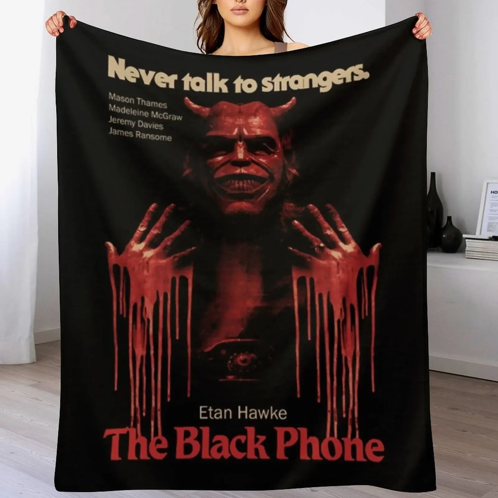

The Black Phone, Horror, Blumhouse Throw Blanket Warm Comfortable Blanket for Office Napping