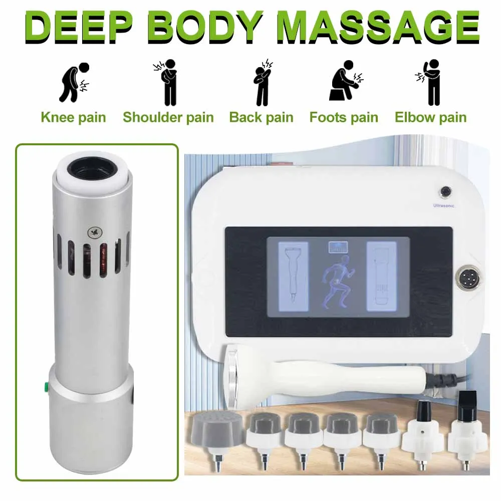 300mj Shockwave Therapy Machine Pain Relief Relax Muscle Body Massager Physiotherapy Shock Wave Ultrasound Device