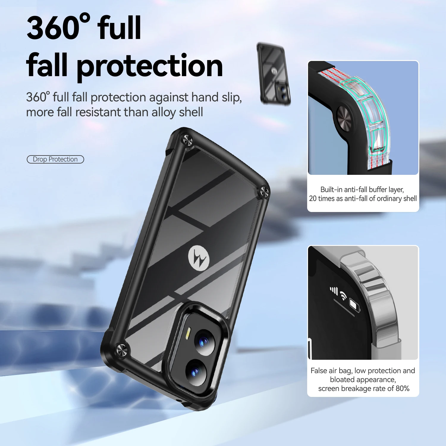 for Moto G stylus 5G 2024 Phone Clear Case,Flexible Frame Protective Case Shockproof Cover for Moto G stylus 5G 2024 Phone Cases