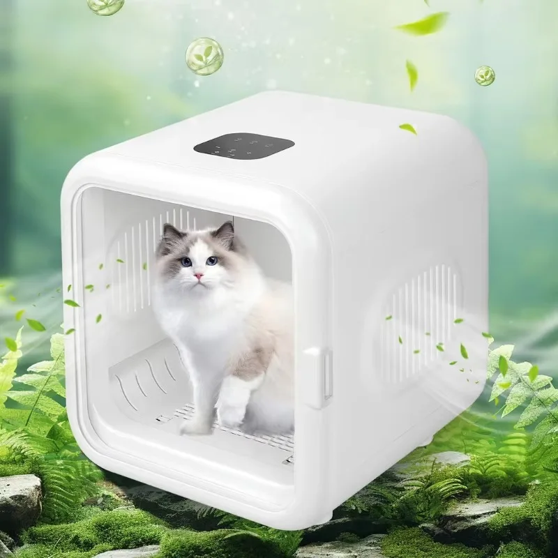 Large Capacity Fully Automatic Smart Pet Dryer Box Household Dog Hair Dryer Sterilization Disinfection Features Made Plastic