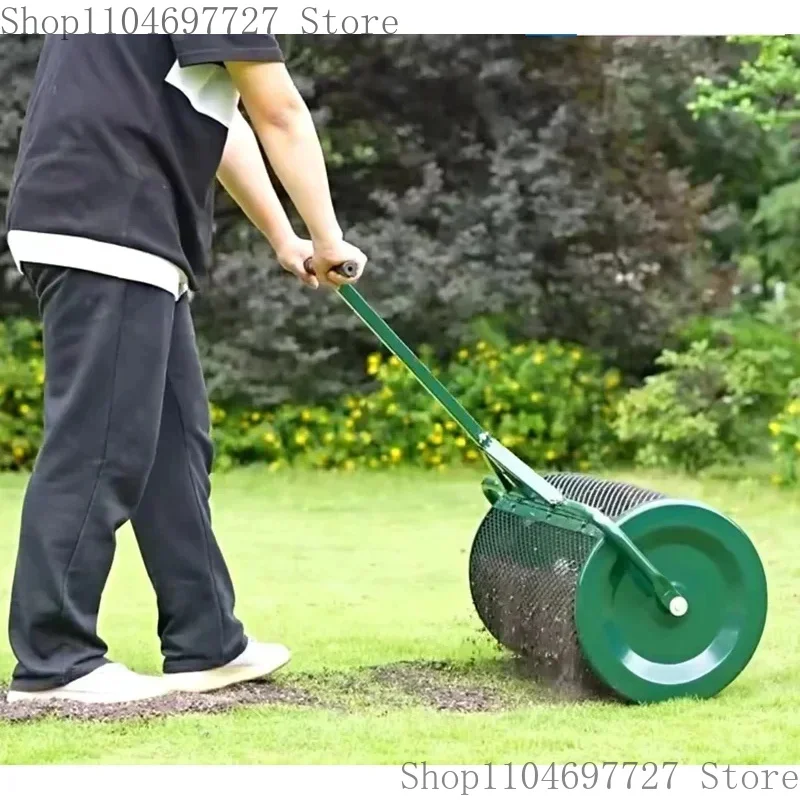 Esparcidor de suelo superior para estiércol de césped, musgo de turba de jardín