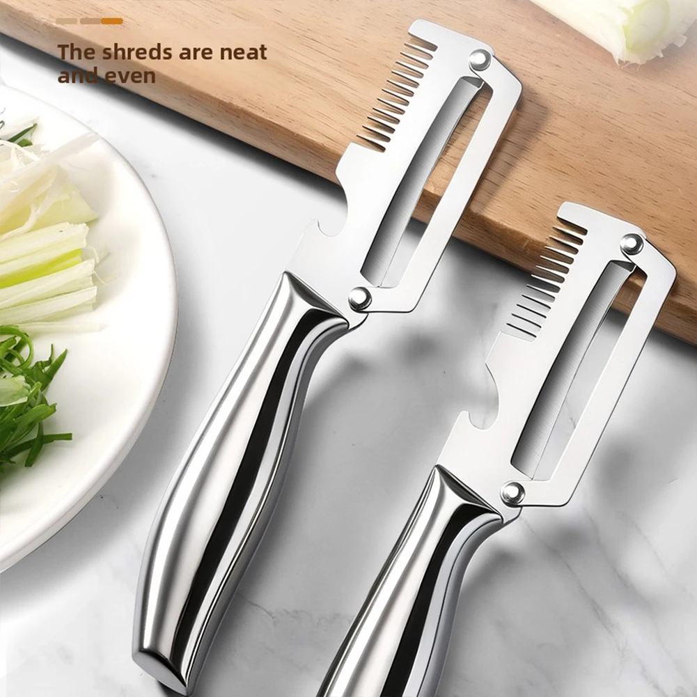 3 in 1 Multi-Function Peeler Fruit Knife Bottle Opener Stainless Steel Peeling Knife Kitchen-Specific Peeler Fruit Slicer