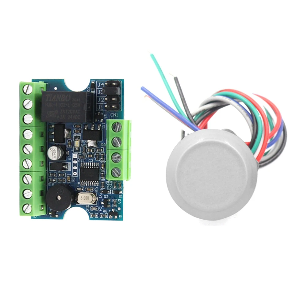 Controlador de acesso 12v com fechadura magnética, sistema de entrada de portão, memória sensível ao toque, leitor dalas tm, placa de controle de acesso pcb c