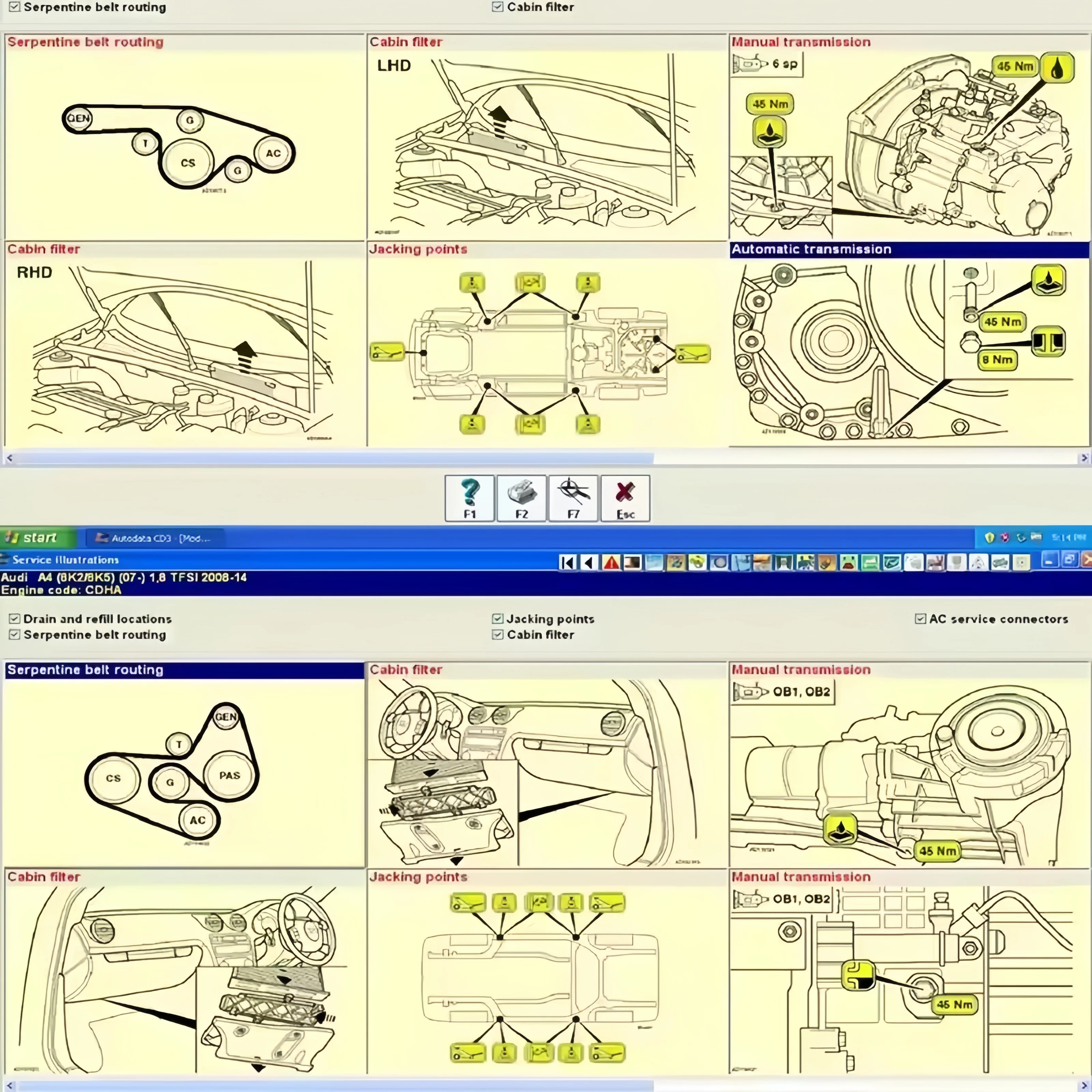 Alldata 10.53 & Autodata 3.45: Logiciels Reparation Auto/Camions Hors Ligne - Câblage، تقنيات Dononces، أدلة Vidéo & Suppo