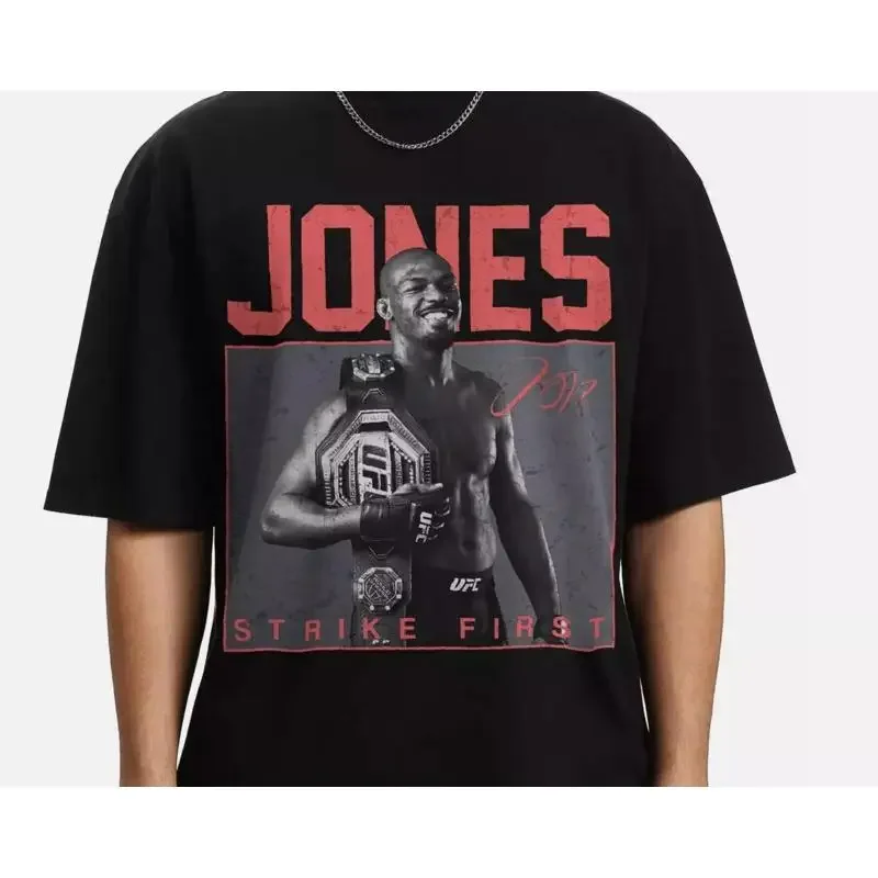 Jon Jones T Shirt Vintage 90S Style Bones American Pr