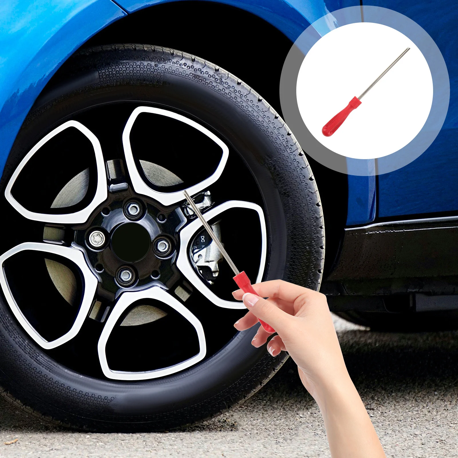 

1Pair Tire Valve Core Remover Tool Compact Precision Engineered for Easy Installation Removal User Friendly Bike Repair Tools