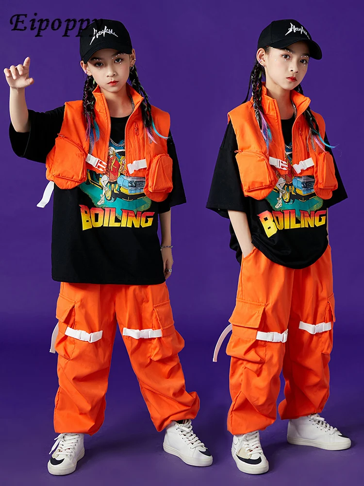 ملابس الهيب هوب العصرية للأطفال ، بدلة الأولاد الوسيمين ، ملابس الأطفال ، علامة تجارية للأزياء ، ملابس أداء الهيب هوب