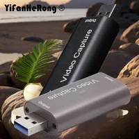 Mini tarjeta de captura de vídeo Compatible con HDMI, USB 2,0 3,0, caja de grabación de vídeo para PS4, videocámara DVD, cámara HD, transmisión en vivo