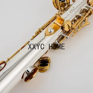 Jüpiter Soprano Saksafon altın kaplama gümüş, lake gövdeli, altın, anahtarlık, düz boru, B, (b) bir enstrüman, JPS-847 6 Büyük satış, tenor saksafon, soprano doğrudan jüpiter'e - №5