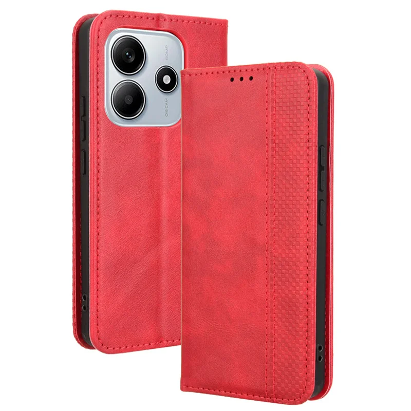 

Suitable For Redmi Note 14 5G magnetic protective case for Redmi Note 14 5G China wallet mobile phone full leather case