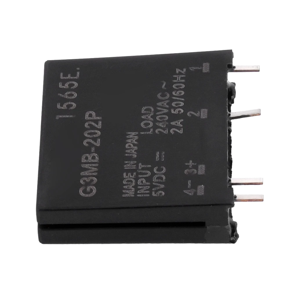 1/5PCS G3MB-202P Smart Solid State Relay Module DC-AC PCB SSR Electronic 5V Input 240V AC 2A Output for Electronics