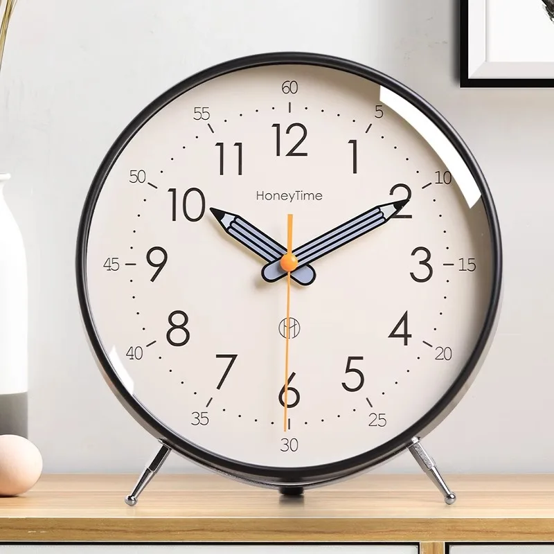 

Student desk pendulum, children's table clock, silent living room wall clock, home alarm clock, decorative item, display clock