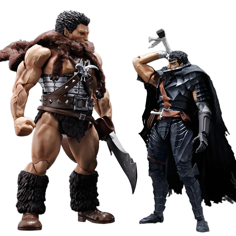 반다이 오리지널 S.H.Figuarts BERSERK 애니메이션 피규어 Nosferatu Zodd & BERSERK GUTS BERSERKER ARMOR 200mm & 160mm 소년을위한 액션 장난감