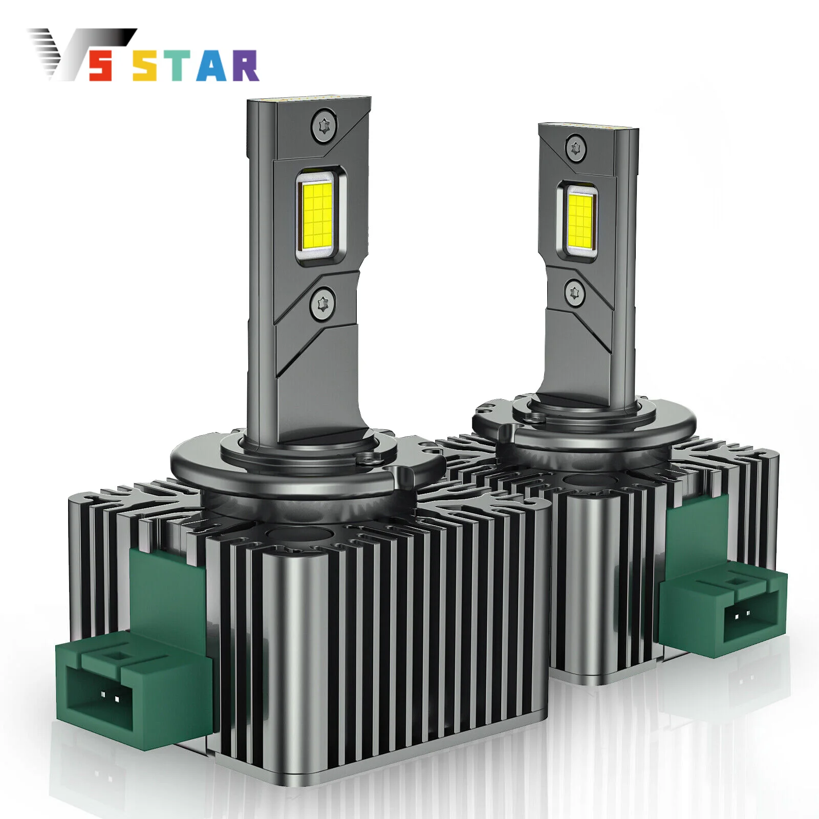 

2pcs D3S D3R LED Aviation Aluminum & ABS Headlight Bulbs 240W 6500K Super White HID Xenon Conversion Kit