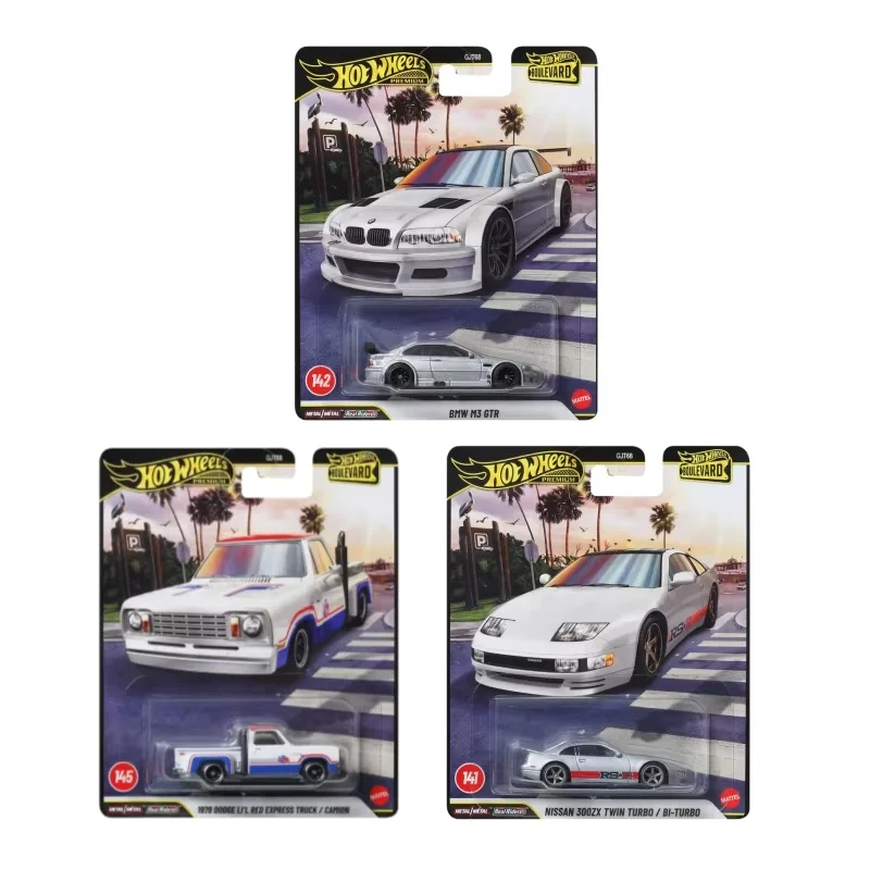 

Коллекционная модель автомобиля Hot Wheels Original Premium Boulevard M3 GTR 1/64, литая из сплава, игрушка для хобби, подарок для мальчика