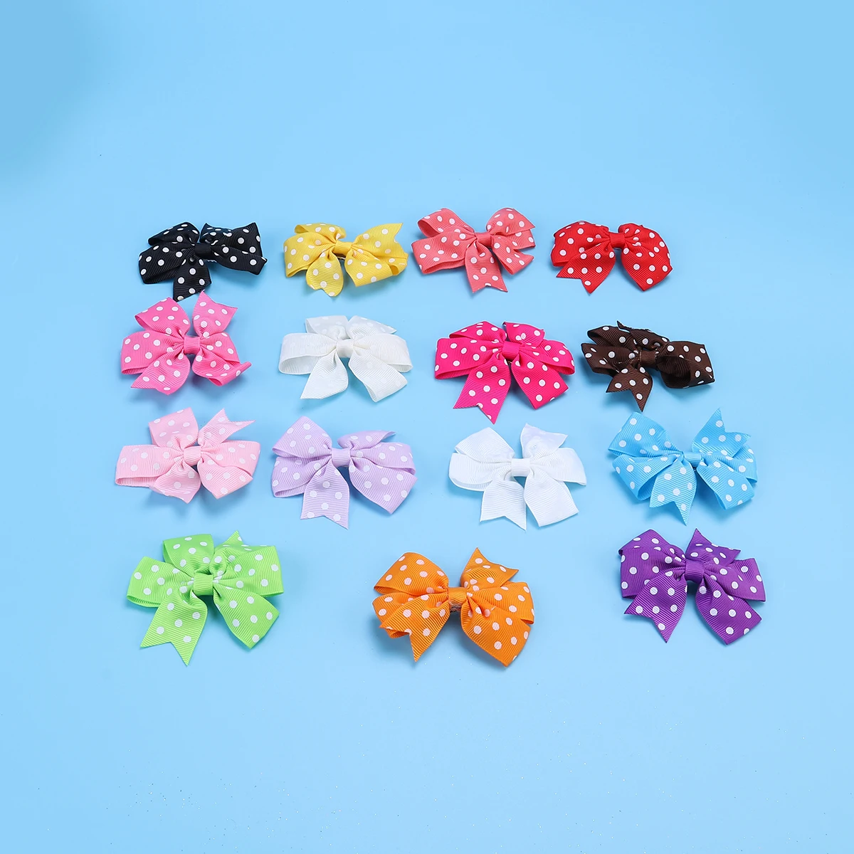 

15 Colors 7X8Cm Bowknot Alligator Clip Satin Ribbon Baby Clips Decorative Bows For Headbands Bags Shoes Diy Projects