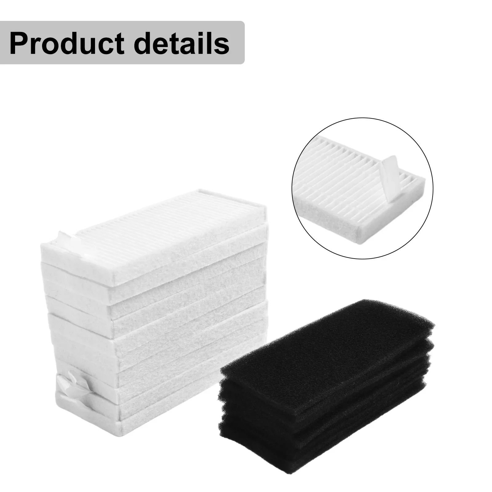 فلتر قطع الغيار 4/10 عبوات من ملحقات أدوات التنظيف، شبكة بديلة ثابتة وقابلة للغسل للأجهزة المنزلية