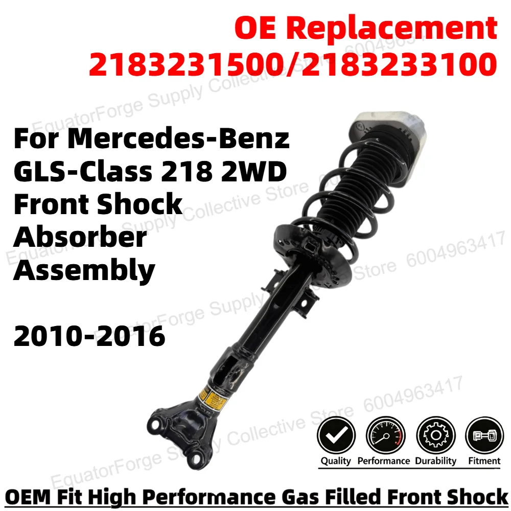 

High Performance Front Shock Absorber Assembly for Mercedes GLS-Class 218 2WD Smooth Ride OE Replacement 2183231500/2183233100