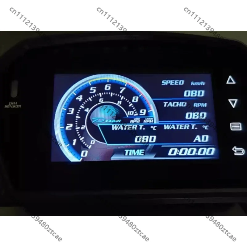 Multi-function Digital Racing Gauge Monitor Turbo Boost Water Temp Oil Pressure Oil Temp RPM Speed Vehicle Modification Parts