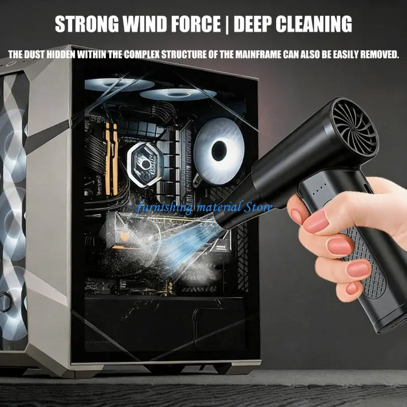 Y5GD Portable Ergonomic Wireless Dust Blower With LED Light For Precise Cleaning Tasks