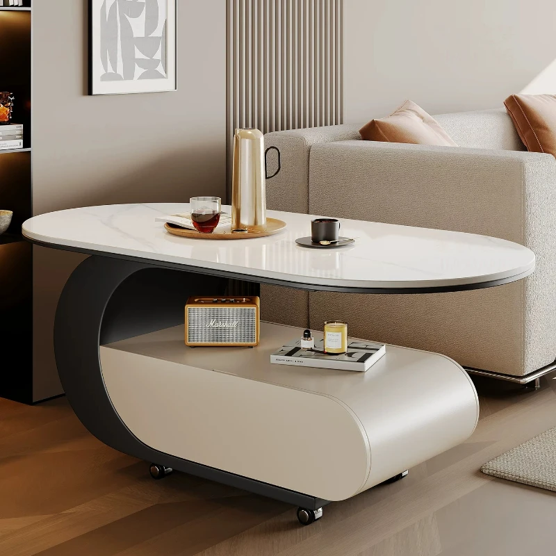 Removable side table  living room coffee table, sofa side cabinet, light luxury and high-end bedside small table, new model