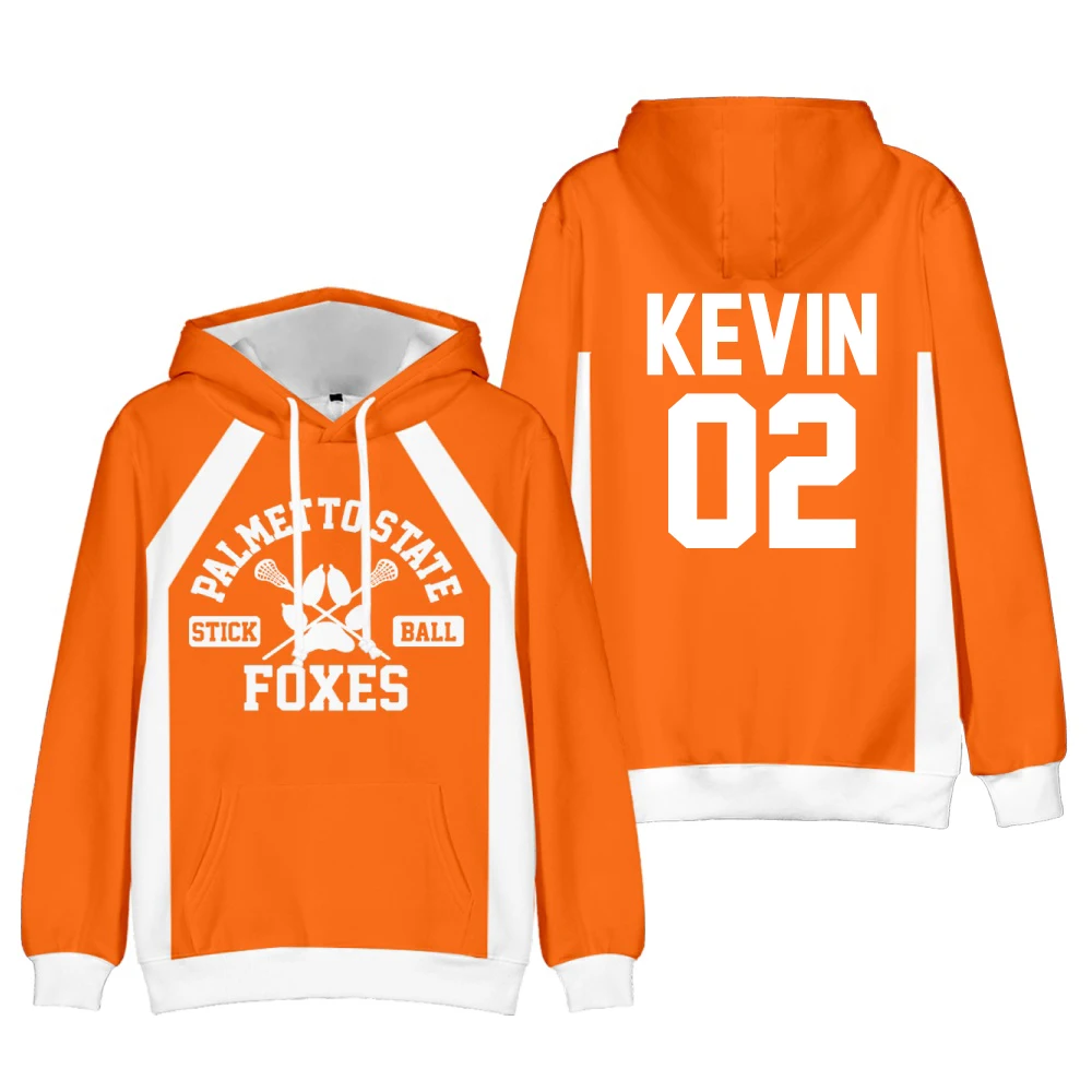 Men Hoodie The Foxhole Court Hoodies Palmetto State Foxes Lacrosse Jersey Cosplay KEVIN RENEE Pullover Hot 3d Men Women Clothin