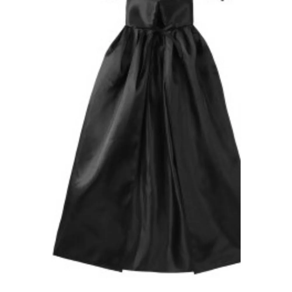 Pequeño mago de Halloween para niños, capa única negra, guantes cortos blancos, varita mágica, pajarita negra, sombrero alto de terciopelo con Orejas de conejo