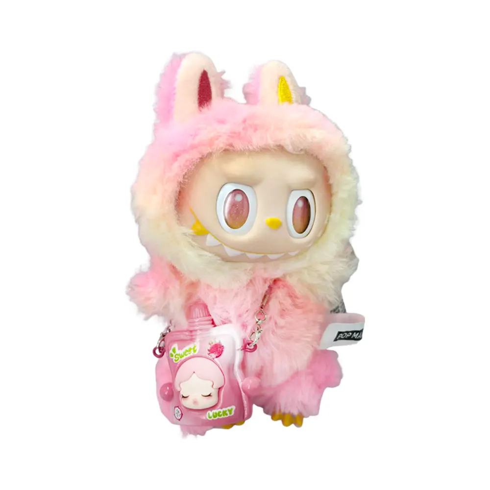 DIY Accessoires voor Labubu V1 V2 V3 Ketel Tas Model Waterfles Schoudertas Set Pluche Pop Decoratie Verjaardagscadeau