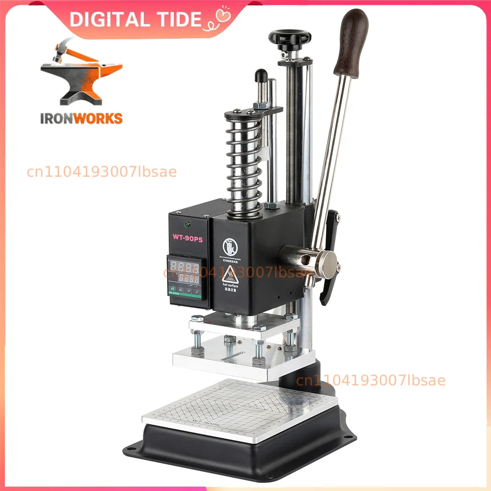 Manual Leather Press Machine – Heavy-Duty Stamping, Embossing, Punching & Die-Cutting Press with Adjustable Throat 250KG Force