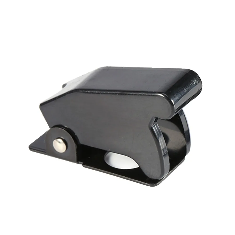 5Pcs Black Toggle Switch Cover 12mm Mounting Dimensions Plate Guard Button Switch Cover Waterproof Design Toggle Switch Guards
