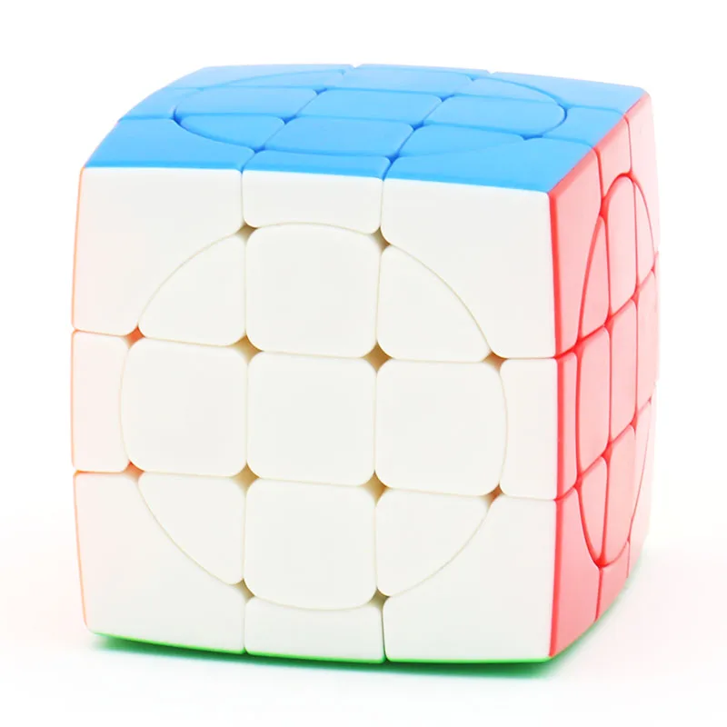 Sengso Circular 3x3x3 Cube II 2.0 Crazy Strange-Shape Magic Cube Twisty Puzzle Stickerless Children Kids Adult Intelligence Toy