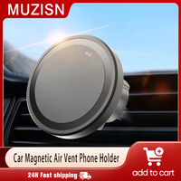 Car Magnetic Air Vent Phone Holder Wireless Charger Stand For Magsafe iPhone 17 16 15 14 13 Pro Max Cell Fast Charging Station