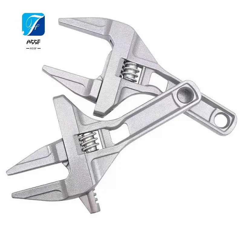 A55F-Bathroom Wrench Universal Wrench Big Opening And Toothed Anti-Skid Dual-Purpo For Maintaining Bathroom Facilitie