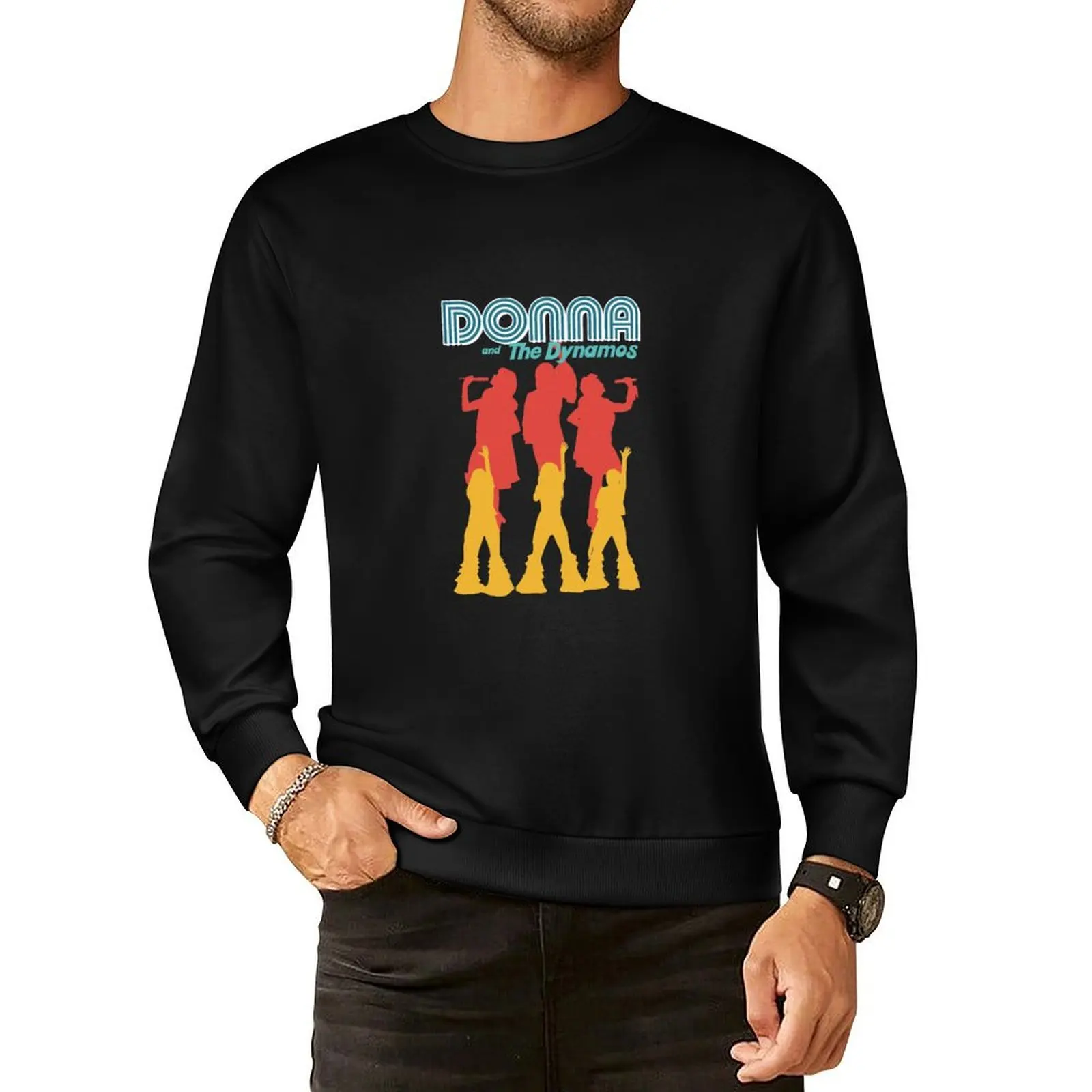 

Mamma Mia Donna and the Dynamos 70s Inspired Pullover Hoodie anime clothes korean autumn clothes hooded shirt hooded sweatshirts