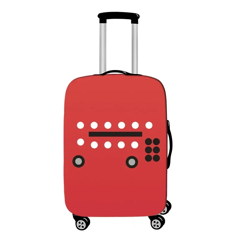 

Новый эластичный защитный чехол для чемодана с принтом, утолщенный, от пыли, для путешествий, аксессуары для багажа