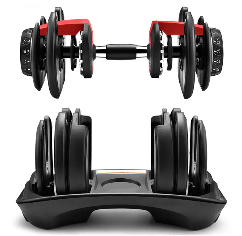 Fitness Workout Gym Adjustable Dumbbells