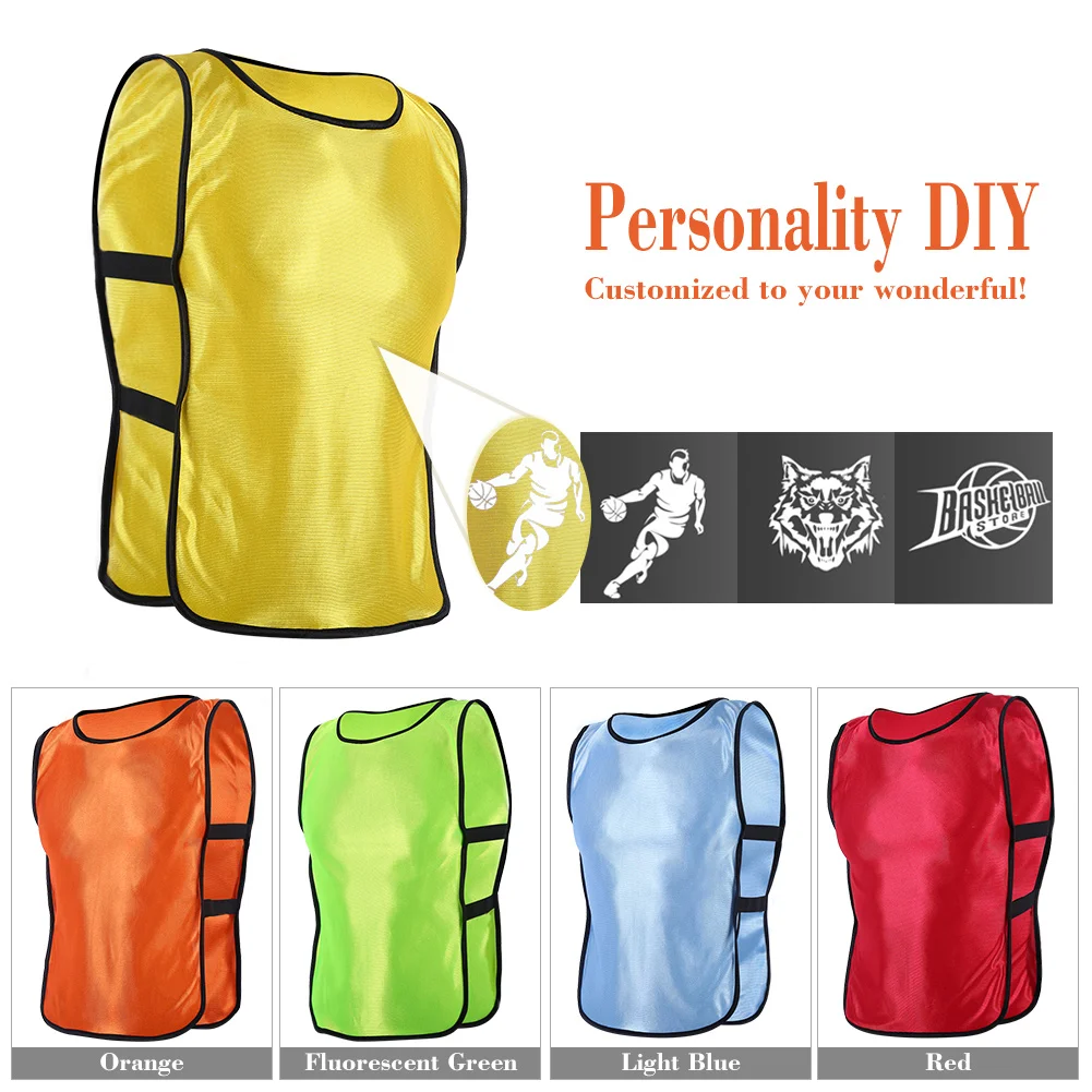 Children Sport Vest 5Colors Children Waistcoat Vest Jacket for Outdoor Sports Football Training