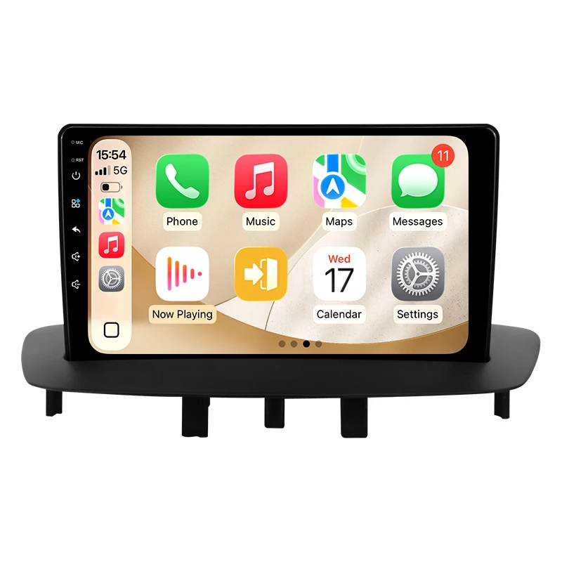 Radio samochodowe Ainavi do Renault Megane 3, z obsługą Carplay, Fluence, Android Auto, Samsung SM3, modele z lat 2008, 2009, 2010, 2011, 2012, 2013, 2014, 4G, system multimedialny, Wi-Fi, Bluetooth — 2