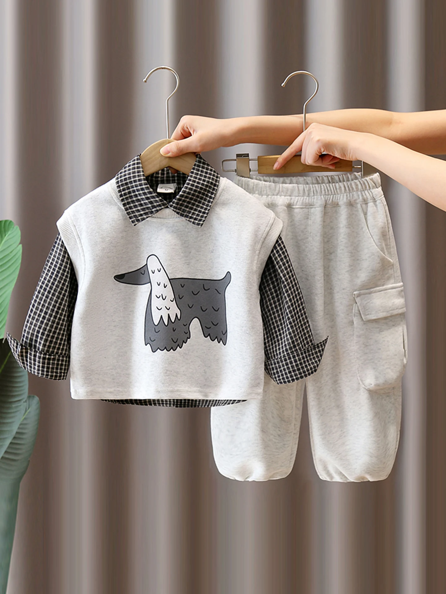 stylish-spring-fashion-three-piece-set-for-boys-27-years-old-children-handsome-long-sleeve-shirt-and-vest-casual-sportswear