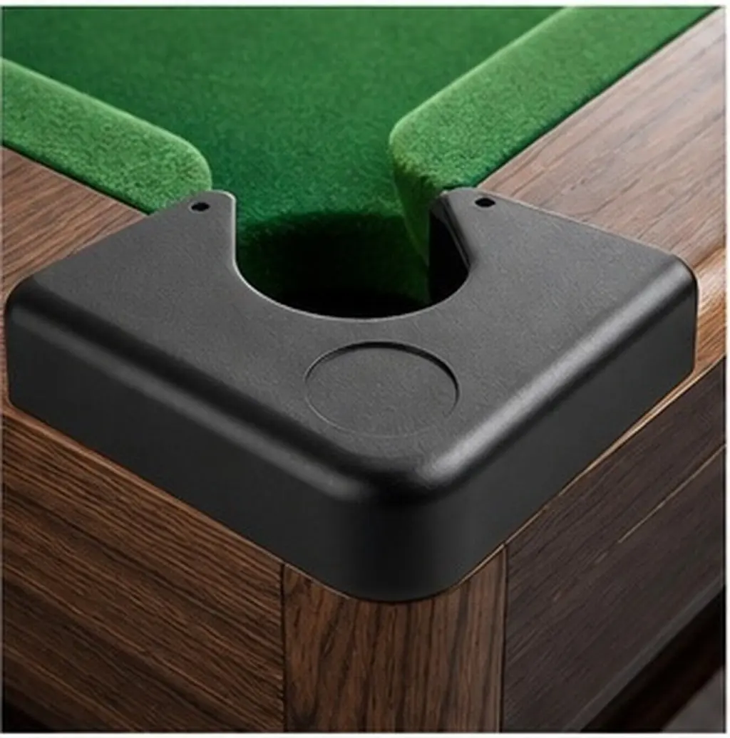 8Pcs Billiard Table Chrome Corner Guard Plates Pool Table Corner Protector Snooker Replacement Parts Hardware Accessories