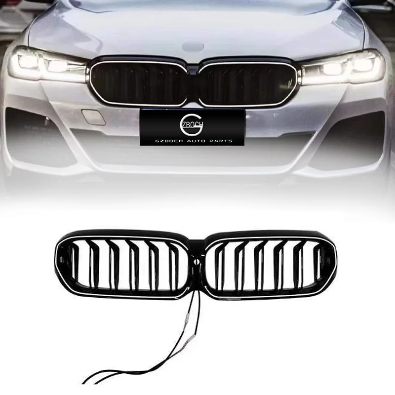 car grill For 2021+ BMW 5 Series G30 G38 520i 525i 530i 240i 535i grille G30 Lci 540i m550 530i G38 G30 grill with light