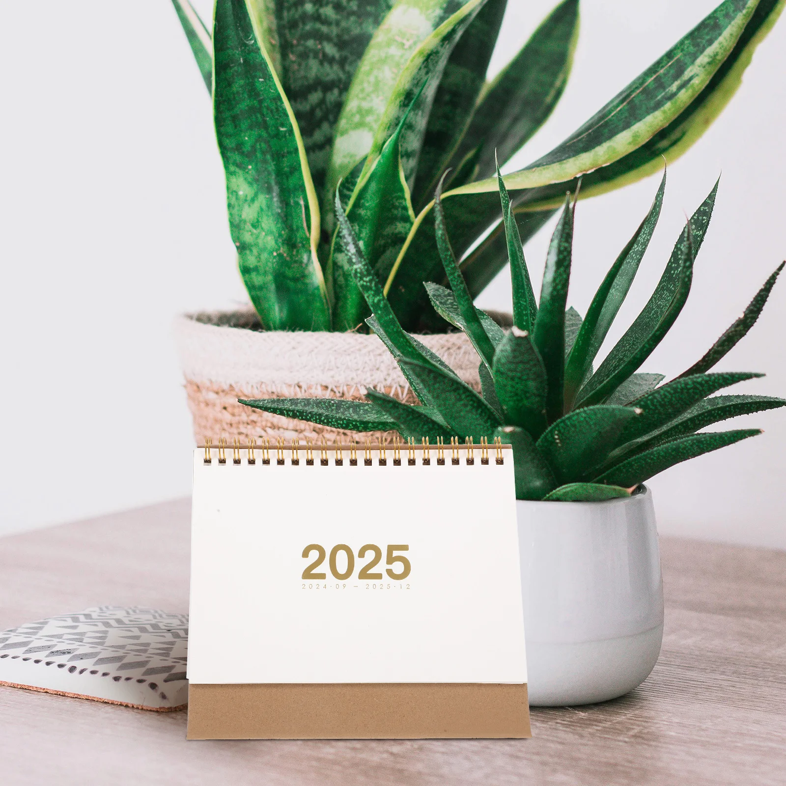 

2025 Standing Desk Flip Sturdy Paper Wirebound Track Holidays Appointments Goals Office Home School Use 2025 Desktop Calendar