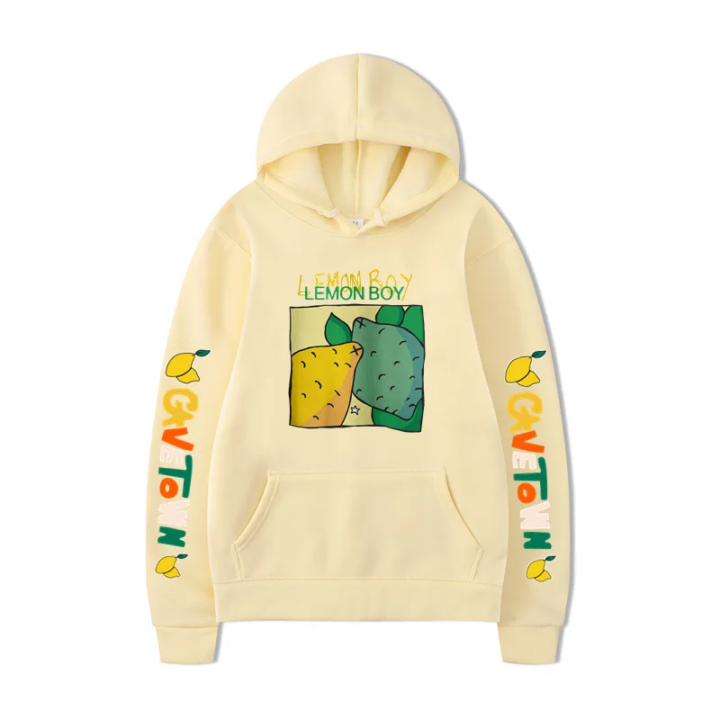 Cavetown-Sweats à capuche College de dessin animé pour garçon, sweats à capuche PVD, graphique de dessin animé, sourire, pulls de musique, streetwear masculin