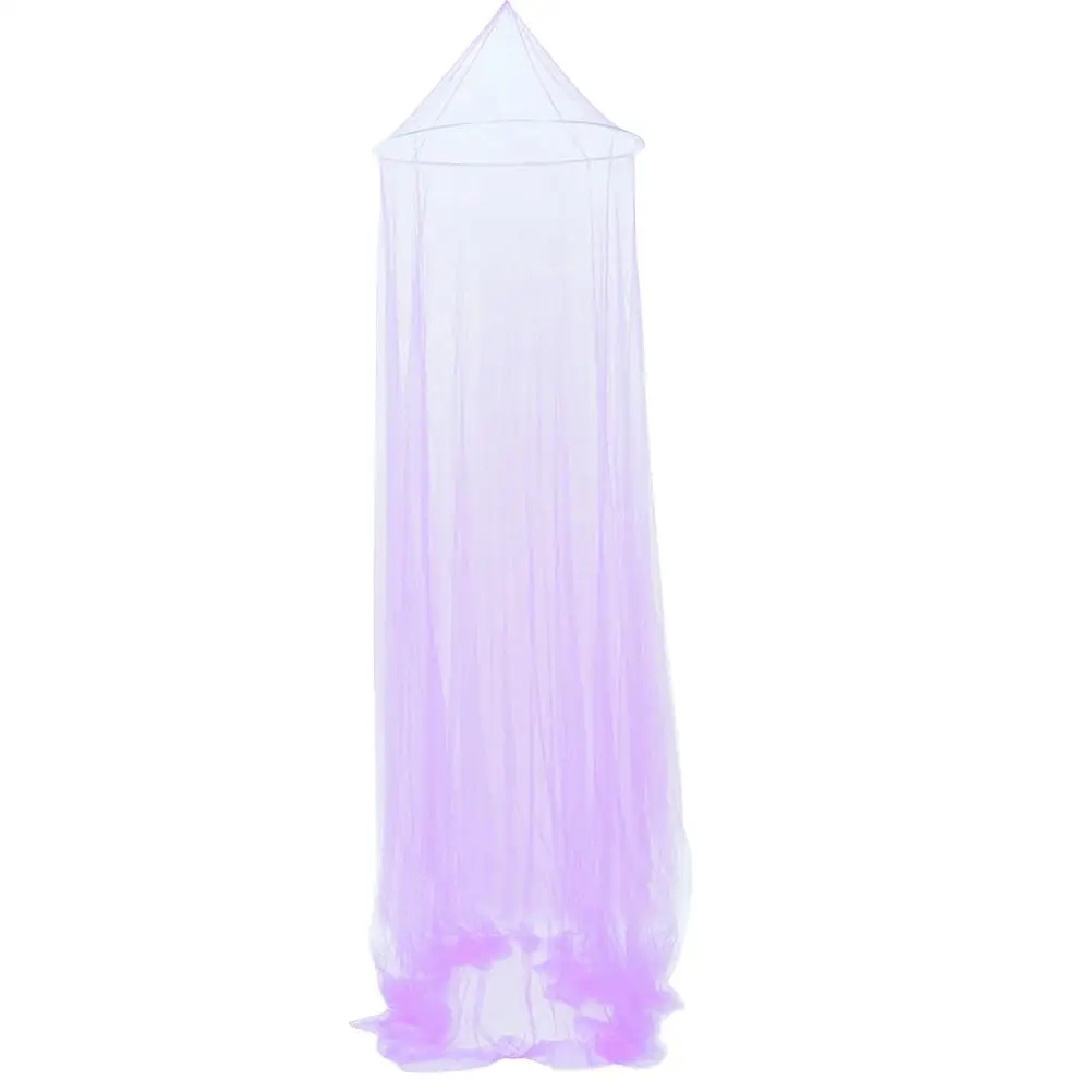 

Hanging Mosquito Net Elegant Dome Bed Canopy Detachable Breathable Soft Fine Netting Baby Crib Single Double Bed Bedroom
